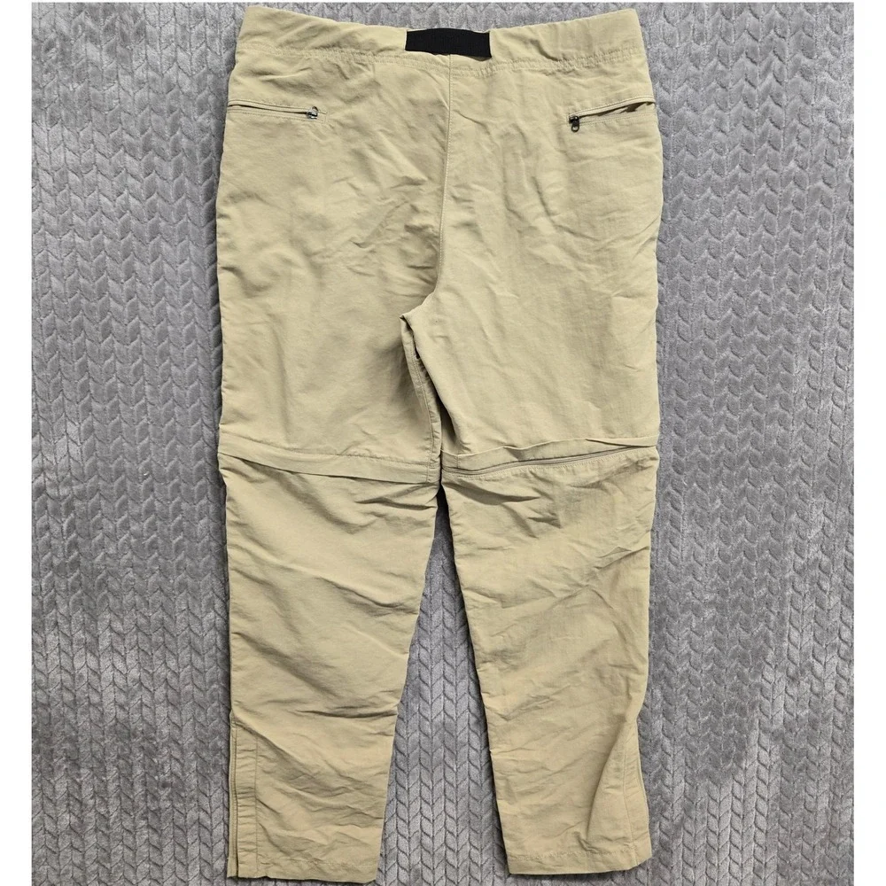 The North Face Paramount Mens Tan Convertible Hiking‎ Pants Size 34 Trail Belted